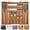 Acacia-9 Slots Expandable, variant on 7 Slots Expandable Black Cabinet Organizer Utensil Holder For Kitchen Bedroom Office