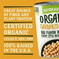 thumbnail image 3 of (12 Cans) Serious Bean Co Organic Garbanzo Beans, Gluten Free Chickpeas,15 oz, 3 of 5