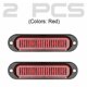 thumbnail image 4 of 2x rojo 24v 12v Led marcador lateral luz de liquidación lámpara Rv camión remolque, 4 of 5