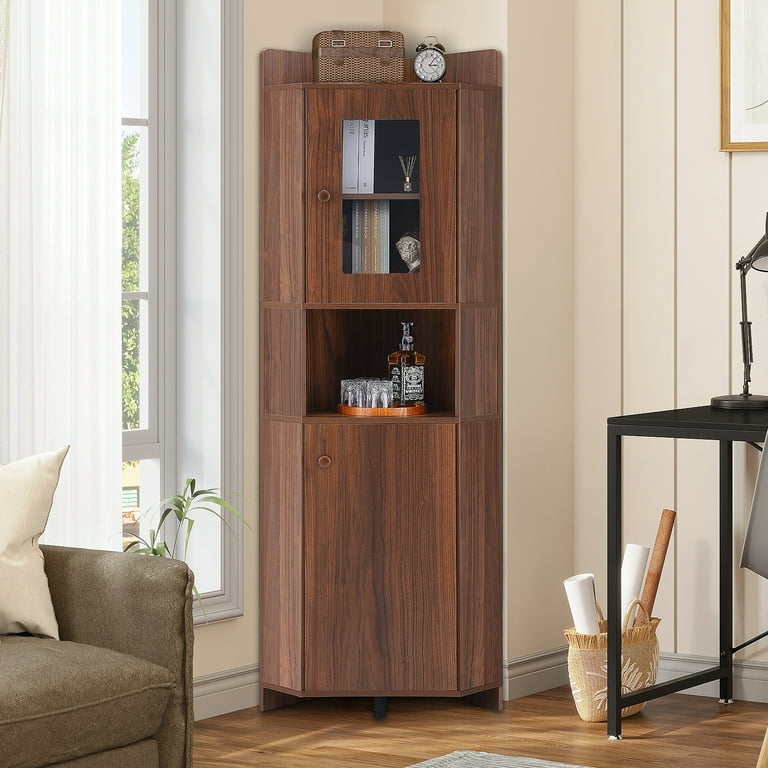 Dropship Storage Cabinet For Living Room - Free-Standing Corner