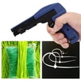 thumbnail image 3 of Pistola Para Sujetar Cables, Herramienta De Tensión De Sujeción Para Sujetacables De Nailon De Acero De Aleación De Cromo Vanadio Azul, Conveniente Para Colocar, 3 of 8