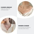 thumbnail image 2 of Mujer colgante colgante brillo gargantilla collar cadena cuello boda joyería de moda, 2 of 6