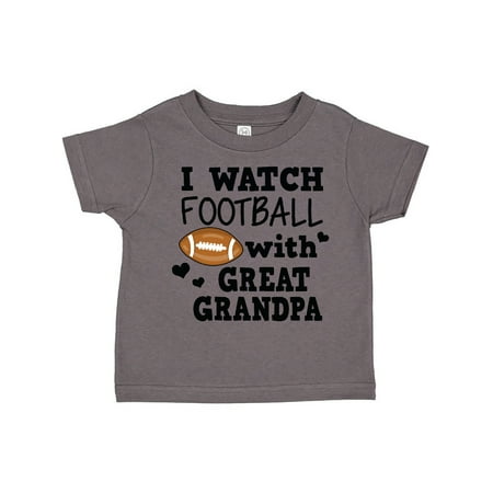 

Inktastic I Watch Football with My Great Grandpa Gift Toddler Boy Girl T-Shirt