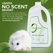 Zero Odor Pet Odor Eliminator Air & Surface Deodorizer for Dog Cat Urine Carpet 64 oz