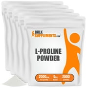 BulkSupplements.com L-Proline Powder, 2000mg - Amino Acid Supplement (5 Kilograms)