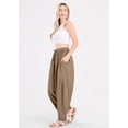 thumbnail image 2 of utcoco Womens Casual Loose Fit Pants Drawstring Wide Leg Harem Pants, 2 of 4