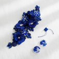 thumbnail image 6 of Jiibva 3D Flower Embroidered Appliques Sew on Patch Floral Embroidery Patches with Beaded Rhinestone for DIY Sewing Crafts Clothing Decor, 6 of 7