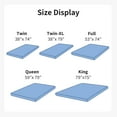 thumbnail image 6 of 2 inch Non-Slip Design Gel Memory Foam Mattress Topper with Removable & Washable Cover for Cooling Sleep,Pressure Relief ,CertiPUR-US Certified - Queen, 6 of 8