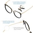 thumbnail image 5 of Cyxus Lentes para Computadora Hombres y Mujeres Anti Luz Azul Lente Antireflejant Bloqueo UV Antifatiga Anteojos Cyxus Style, 5 of 5