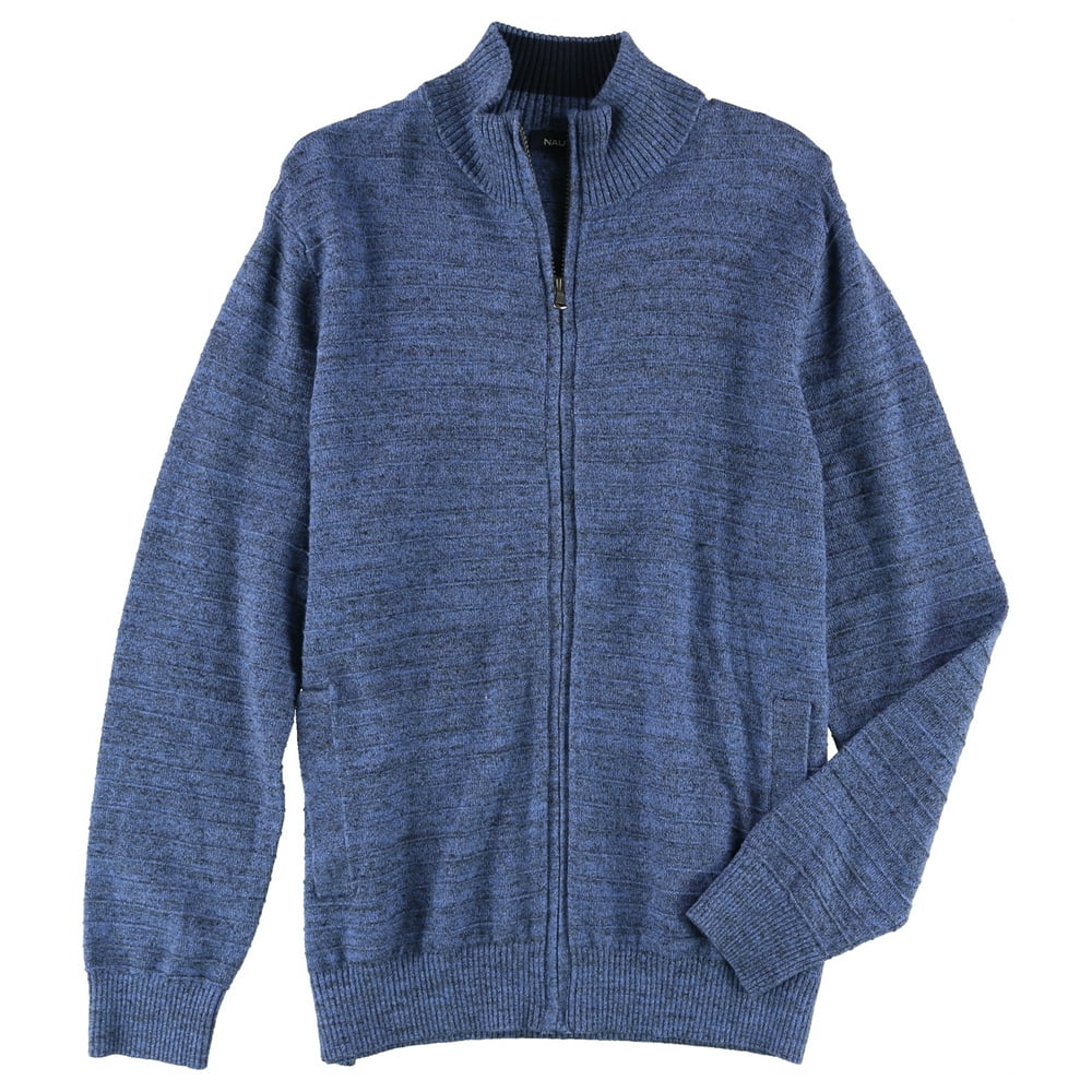 Nautica - Nautica Mens Knit Cardigan Sweater, Blue, Small - Walmart.com ...
