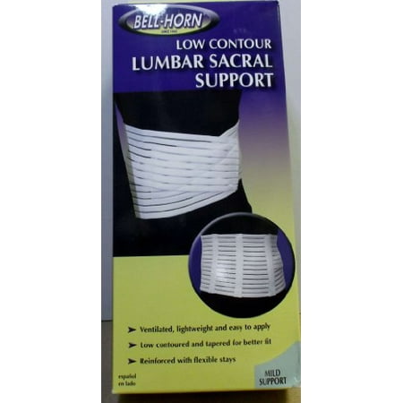 Lumbar Sacral Support Pillow - Bell-Horn Low Contour Lumbar Sacral Support