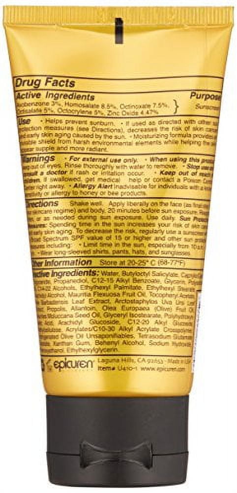 X-Treme Cream Propolis Sunscreen SPF 45 by Epicuren for Unisex - 2.5 oz Sunscreen