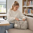 thumbnail image 3 of 19L Sports Duffle Bag, Multi‑Purpose Weekender Travel Gym Hand Bag, Lightweight Carry Bag for Swimming, Ballet, Gymnastics, School & Overnight Trips, 3 of 3