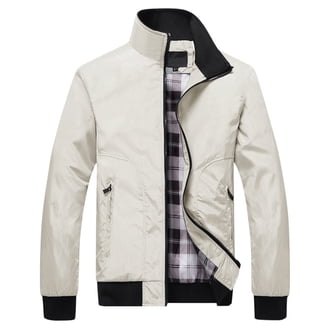 Men's Microfiber Golf Sport Water Resistant Zip Up Windbreaker