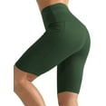 thumbnail image 5 of NELEUS Womens 9" Bike Compression Short High Waist for Yoga Workout with Big Pockets 3 Pack,Black+Gray+Dark Green,US Size L, 5 of 8