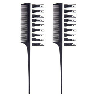 Hair Dyeing Comb 3-way Sectioning Highlight Comb Professional Weave Weaving  Comb Hair Dye Styling Tool For Salon Use