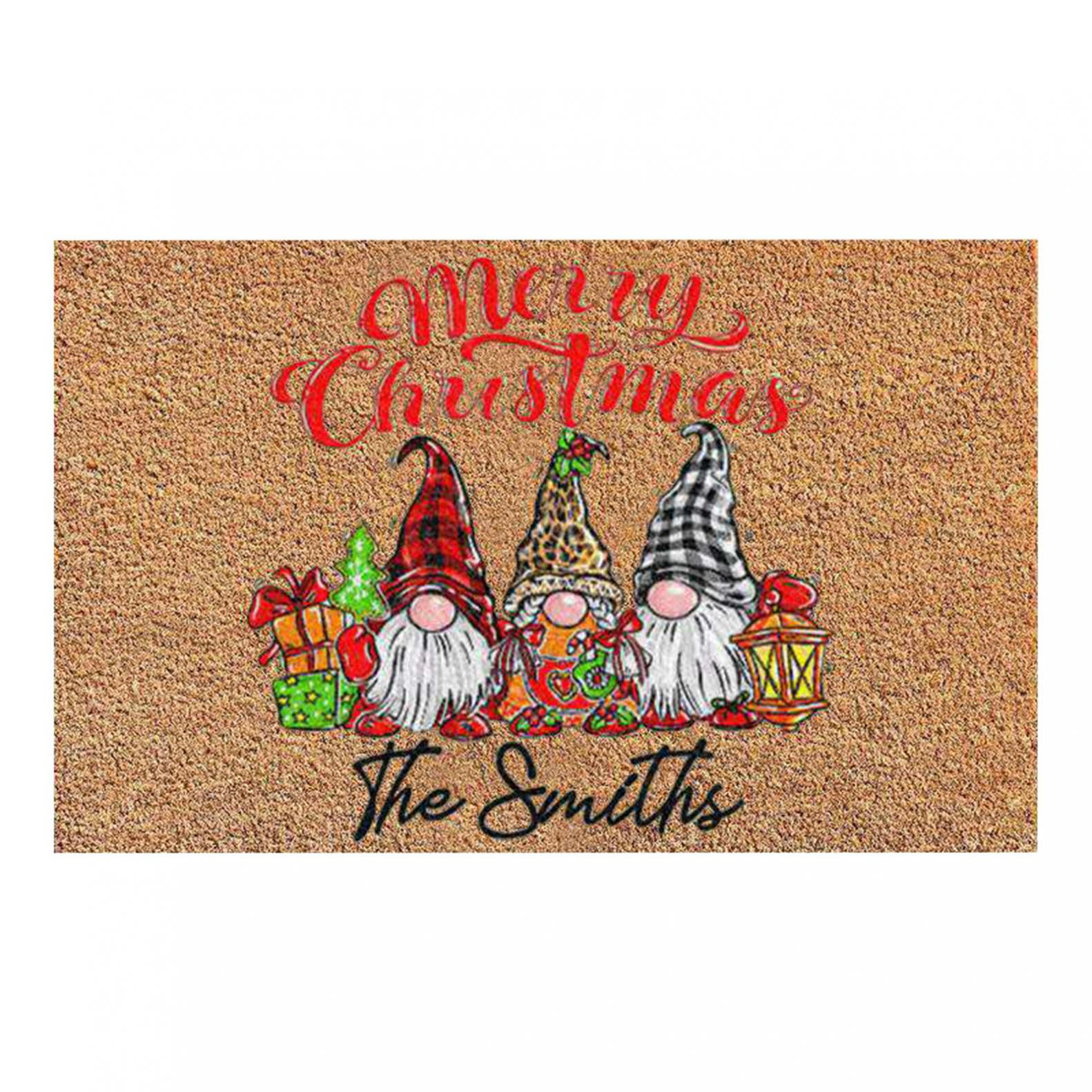 Gifts for Christmas Bidobibo Christmas Outdoor Doormat, Nonslip