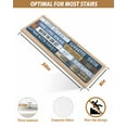 thumbnail image 5 of Lake Farmhouse Stair Treads for Wooden Steps Indoor Runner Rug Carpet, Vintage Wood Grain Country Pastoral 4 Pieces Peel and Stick Staircase Step Treads Covers Washable Throw Door Mats, 30"x8", 5 of 5