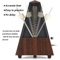 thumbnail image 4 of Spider Antique Mechanical Metronome, Imitation Peach Wood Pattern Appearance Music Timer for Piano Guitar Violin Musical Instrument, 4 of 5