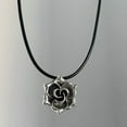 thumbnail image 4 of Necvior Rose Floral Necklace Flower Themed Pendant Neckchain Colorful Choker Ornament, 4 of 8