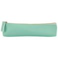 thumbnail image 3 of PPKVUFD 2Pcs Leather Pencil Case, Thin Soft Pen Bag, Small Pencil Case for Adults, Senior Leather Pencil Pouch With Zipper, Portable Cosmetic Bag Organizer for Pen Pencils, Black+Green, 3 of 8