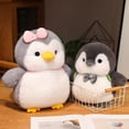 thumbnail image 1 of Juguetes de peluche de pingüino suave, almohada Huggable Kawaii para niños, pareja de peluche, muñeca de bebé de pingüino, regalo de cumpleaños para niños y niñas, 1 of 4