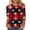 CR5, variant on Darzheoy Christmas Womens Tops Mid-Length 3/4 Sleeve Trendy Fall Winter Casual Printed Sweatshirts Hoodless Pullover Color Block Drop Shoulder Comfortable Blouses