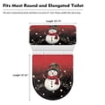 thumbnail image 4 of Suhoaziia Christmas Snowman Notes Toilet Lid Covers for Bathroom Splash Resistant Easy to Clean Universal Fit Standard Oblong Round Bath Room Bowl Lids for Home & Bathroom, 4 of 5