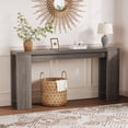thumbnail image 7 of Ataucjin Farmhouse Narrow Console Table for Entryway, 70.9 Inch Rustic Wooden Long Sofa Table Behind Couch for Entrance, Hallway, Living Room Furniture, 7 of 7