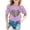 Purple, variant on YAYUBA Shirts for Teens Girls Cartoon Print Round Neck Back To School Short Sleeve T Shirt Trendy Tee Shirt Preppy Girls Summer Tops T-Shirts, 12-13 Years, Pink