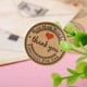 thumbnail image 4 of 1inch Round Kraft Thank You Hand Made With Love Stickers 500 Handmade Labels Per Roll, 4 of 5