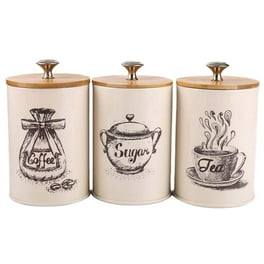 Outshine Mint Farmhouse Kitchen Canisters (Set of 4) Ideal for