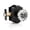 Black-Passage-1Pack, variant on Passage-2Pack Antique Brass Octagonal Crystal Zinc Alloy Interior Door Knobs for Hallways Closets