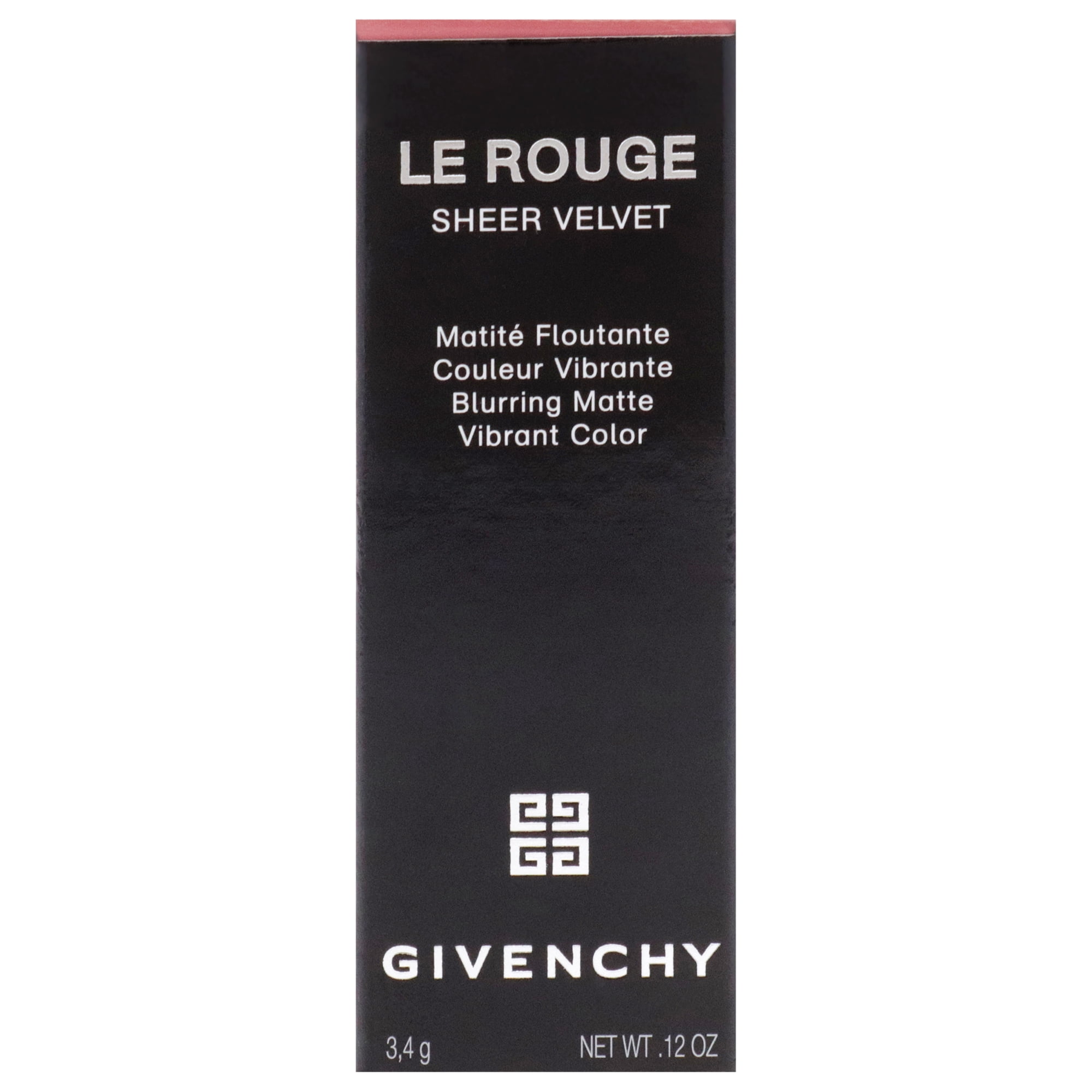 Givenchy Le Rouge Sheer Velvet Matte Lipstick - N37 Rouge Graine , 0.11 oz Lipstick