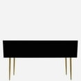 thumbnail image 4 of Handmade Bone Inlay Console Table – Colorful Striped Entryway & Hall Accent Furniture, 4 of 6