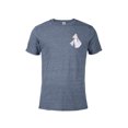 thumbnail image 1 of Disney Frozen Snow Queen Elsa Small Pose - Short Sleeve Blended T-Shirt for Adults - Customized-Denim Snow Heather, 1 of 4