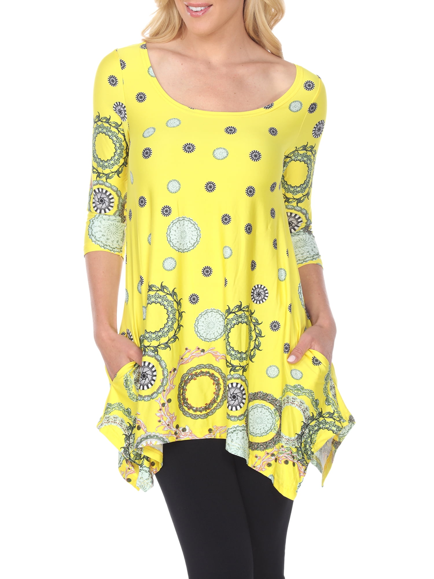 White Mark Women's Erie Tunic Top