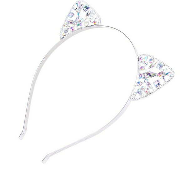WHAMVOX  3 Pcs Cat Ears Headband Hairband for Cats Eye-catching