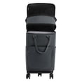 thumbnail image 6 of 55.12lbs 5* Universal Wheels Foldable Grocery Cart Rectangular Grey Grocery Cart with Telescopic Handle & Waterproof Bag, 6 of 14