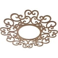 thumbnail image 2 of 32"OD x 12 1/4"ID x 3/8"T Reims Wood Fretwork Pierced Ceiling Medallion, Walnut, 2 of 3