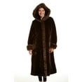 thumbnail image 4 of Women's Full Length Faux Fur Coat, 4 of 5