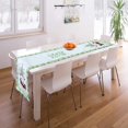 thumbnail image 4 of Easter Bunny Gnomes Table Runner Spring Easter Rectangle Tablecloth Decoration Seasonal Holiday Kitchen Linen Fabric Table Runner for Home Party Decor, 13 x 70 Inch (Classic Green Style), 4 of 6