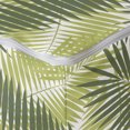 thumbnail image 4 of Green Abstract Rectangle Pouf, Continuous Pattern of Tropical Leaves Hawaiian Palms in Monochromatic Style, Under Desk Foot Stool for Living Room Office Ottoman with Cover, 25", White, by Ambesonne, 4 of 4
