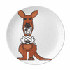 australia kangaroo football sports plate decorative porcelain salver tableware dinner dish