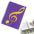 thumbnail image 2 of 1 Music Score Folder Sheet Music Folder 60 Pages Sheet Music /Holder Letter Size Writable & Detachable Choir Folder, 2 of 9