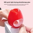 thumbnail image 2 of Graflsoa Pink LED Nail Dryer with 4 Beads, 16W USB-Powered Rose Design, Fast-Curing for Gel Polish, Compact & Portable, 365+405nm Wavelength, Button Control, ABS/PC Material, 2 of 7