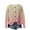 Khaki, variant on Women's Knitted Cardigan Button Long Sleeved Ombre Print Round Neck Sweater Outerwear Hoodless Casual Fashionable Outwear Fall Fashion 2026