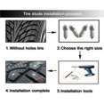 thumbnail image 2 of 100 Pcs Crampons de Roue d'Hiver pour Pneus de Voiture Vis Pointes de Neige Pneu, 2 of 8