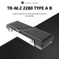 thumbnail image 2 of Disipador térmico SSD Thermalright TR-M.2 2280 tipo A B 2280 negro, 2 of 5