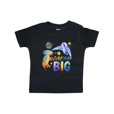 

Inktastic Dream Big Cute Space Dinosaurs Gift Baby Boy or Baby Girl T-Shirt